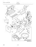 ICE MAKER Diagram and Parts List for FSC23F7HW4  Frigidaire Refrigerator