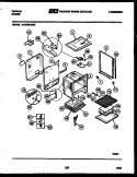 BODY PARTS Diagram and Parts List for 31-2769-23-01  Tappan Range
