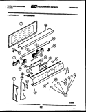 CONTROL PANEL Diagram and Parts List for KF560GDH4  Frigidaire Range
