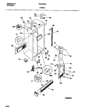 CABINET Diagram and Parts List for MRS22WNCD0  Uni Refrigerator