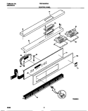 CONTROL PANEL Diagram and Parts List for FEB798WESA  Frigidaire Wall Oven