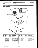 BROILER PARTS Diagram and Parts List for KD860GDK4  Frigidaire Range