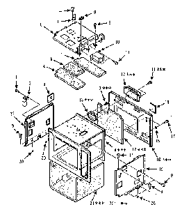 Part Location Diagram of 14338 Maytag User's manual