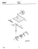 BURNER Diagram and Parts List for FGB504CHBB  Frigidaire Wall Oven