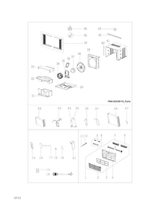Part Location Diagram of 5304491952 Frigidaire CONDENSER