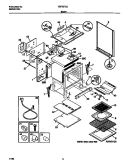 BODY Diagram and Parts List for TGF357CCTE  Tappan Range