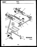 BURNER PARTS Diagram and Parts List for CGC3M4DXE  Gibson Range