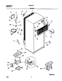 SYSTEM Diagram and Parts List for GRT21PRCD5  Gibson Refrigerator