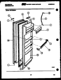 DOOR PARTS Diagram and Parts List for FSK190EN2D  Kelvinator Refrigerator