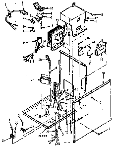 Microwave Parts Diagram and Parts List for 5648568511  Kenmore Microwave