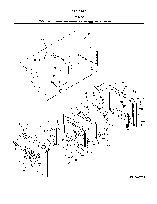 Doors Diagram and Parts List for 79049609318  Kenmore Microwave