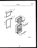 Part Location Diagram of 3016493 Frigidaire Door Handle