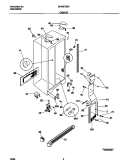 CABINET Diagram and Parts List for GLRSF236JB0  Frigidaire Refrigerator