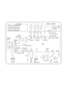 Wiring Diagram Diagram and Parts List for FFHP222CQ20  Frigidaire Air Conditioner