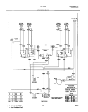 WIRING DIAGRAM Diagram and Parts List for FEF314AUB  Frigidaire Range