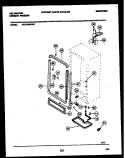 CABINET PARTS Diagram and Parts List for KFU21M3AW0  Kelvinator Freezer