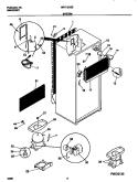SYSTEM Diagram and Parts List for MRT15CSEWC  Frigidaire Refrigerator