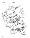 BODY Diagram and Parts List for FED300ASD  Frigidaire Range