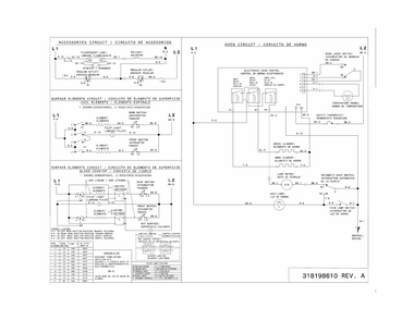 Wiring Diagram Diagram and Parts List for 79090102206  Kenmore Range