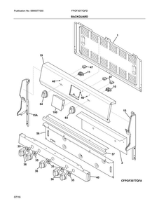 Part Location Diagram of 5304498836 Frigidaire HARNESS