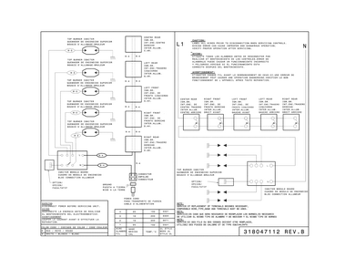 Wiring Diagram Diagram and Parts List for 79032699411  Kenmore Cooktop