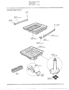 Dishwasher Page 6 Diagram and Parts List for 1005  Frigidaire Dishwasher