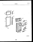 Part Location Diagram of 5303279404 Frigidaire PANEL-Refrigerator DOOR