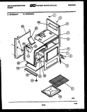 BODY PARTS Diagram and Parts List for GF470HXD5  Frigidaire Range