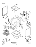 BODY Diagram and Parts List for FEF316BSA  Frigidaire Range