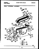 CHEST FREEZER PARTS Diagram and Parts List for MFC23M4BW1  Frigidaire Freezer