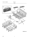 Part Location Diagram of 5304482498 Frigidaire Silverware Basket
