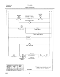WIRING SCHEMATIC Diagram and Parts List for FEF312BSB  Frigidaire Range