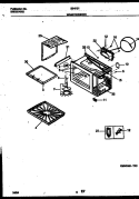 WRAPPER AND BODY PARTS Diagram and Parts List for 56-9131-10-05  Tappan Microwave