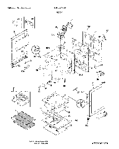 Body Diagram and Parts List for FFGH3051VSB  Frigidaire Range