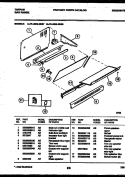 SPLASHER CONTROL Diagram and Parts List for 76-4960-23-08  Tappan Microwave Oven Combo