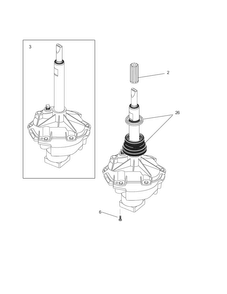 Transmission Diagram and Parts List for 41797972701  Kenmore Washer Dryer Combo