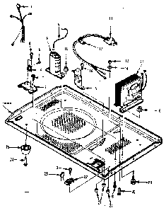 Microwave Parts Diagram and Parts List for 5648788690  Kenmore Microwave