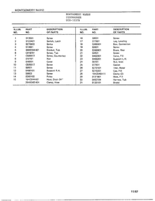 Dishwasher Page 6 Diagram and Parts List for 1037B  Frigidaire Dishwasher