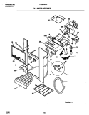 ICE & WATER DISPENSER Diagram and Parts List for FRS24WNFW0  Frigidaire Refrigerator