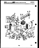 ELECTRICAL AND AIR HANDLING PARTS Diagram and Parts List for AM16E4RTBA  Gibson Air Conditioner