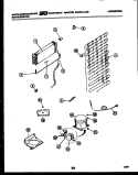 SYSTEM AND AUTOMATIC DEFROST PARTS Diagram and Parts List for RT174ZCD1  Frigidaire Refrigerator