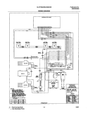 WIRING DIAGRAM Diagram and Parts List for GLGF388AQB  Frigidaire Range