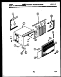 CABINET PARTS Diagram and Parts List for AL08C4ETBA  Gibson Air Conditioner