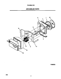 AIR HANDLING PARTS Diagram and Parts List for FAC082J7A6  Frigidaire Air Conditioner