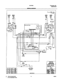 WIRING DIAGRAM Diagram and Parts List for FEF352AUF  Frigidaire Range