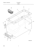 CABINET Diagram and Parts List for CFC09M4AW3  Uni Freezer