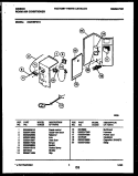 ELECTRICAL PARTS Diagram and Parts List for GAS183T2K1  Gibson Air Conditioner