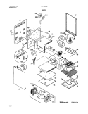 BODY Diagram and Parts List for FEFS68CJBC  Frigidaire Range