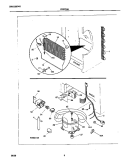 SYSTEM Diagram and Parts List for MFU14F1GW2  Frigidaire Freezer