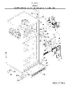 Cabinet Diagram and Parts List for 2536050261A  Kenmore Refrigerator